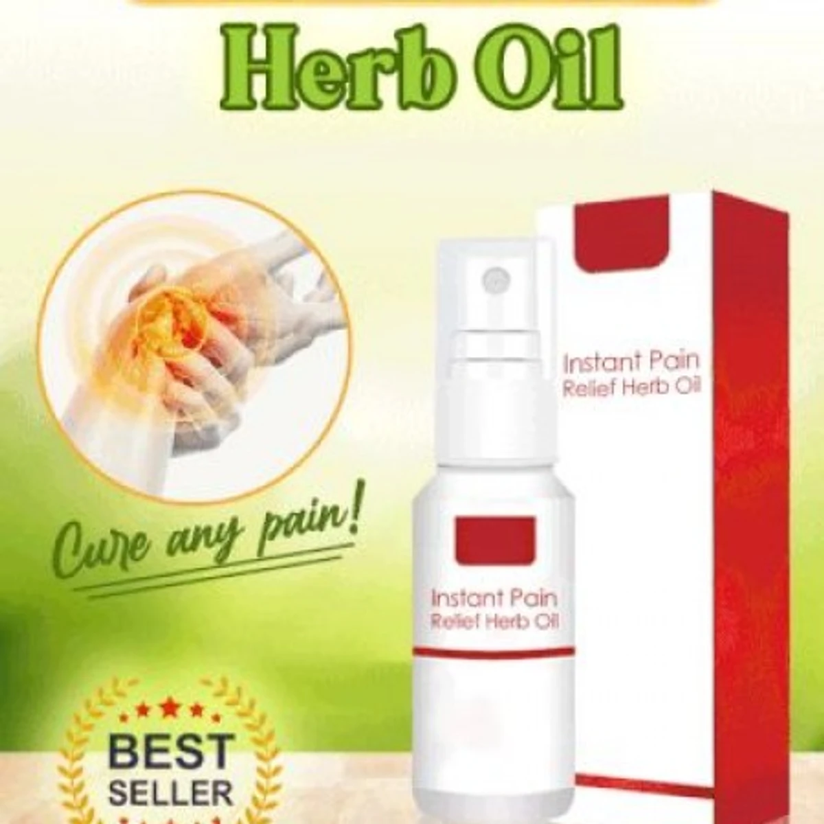 Instant Pain Relief Herb Oil