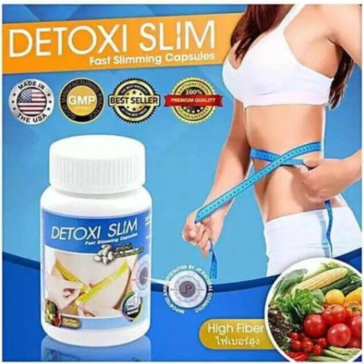 100% ORIGINAL DETOXI SLIM 1pis