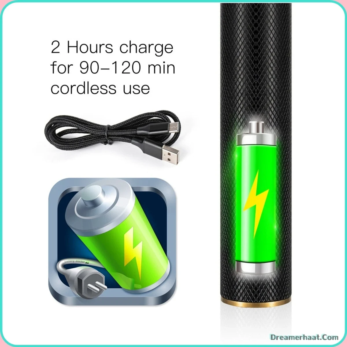 Electric 2 in 1 cordless usb rechargeable Trimmer