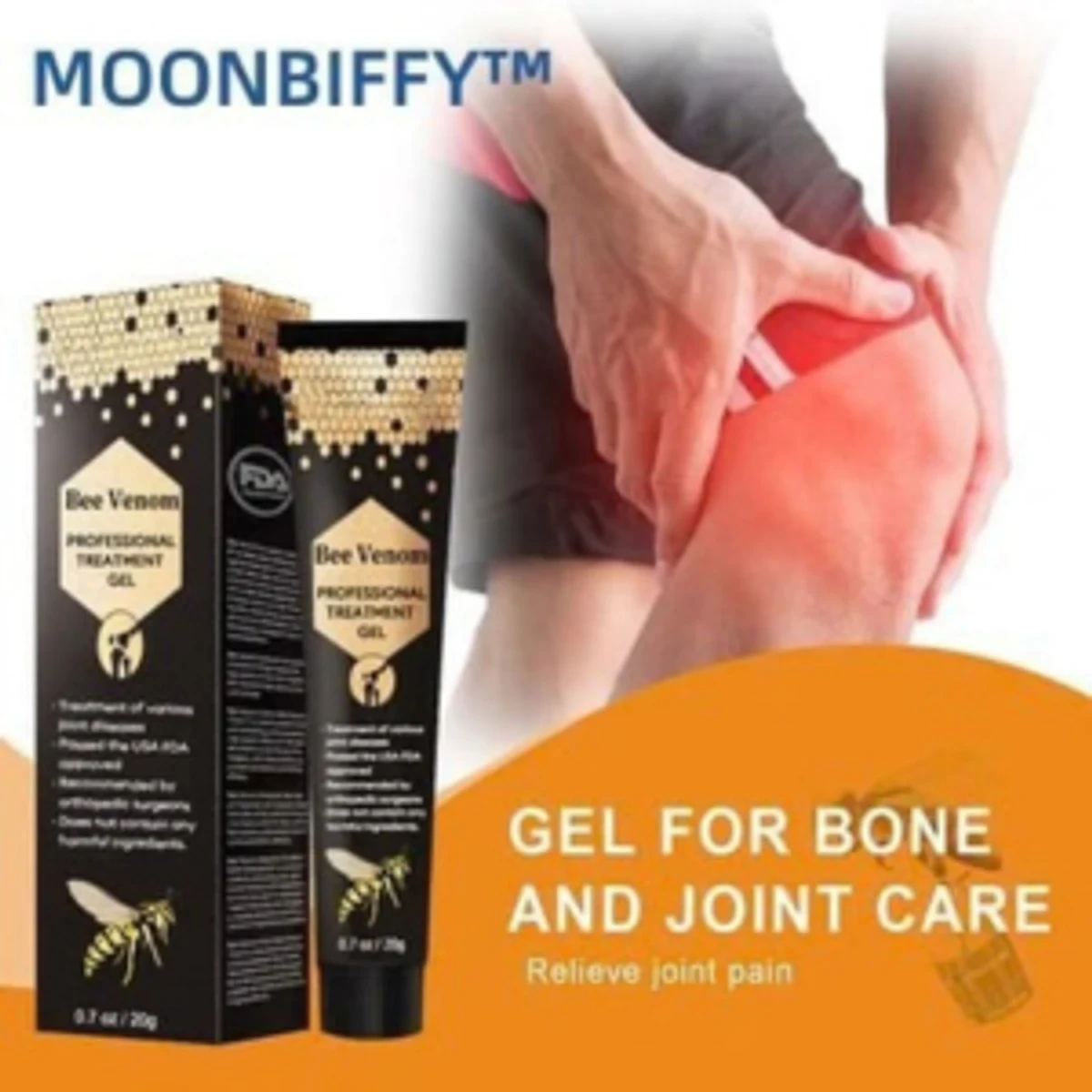 MOONBIFFY New Zealand Bee Venom Joint Relief Gel