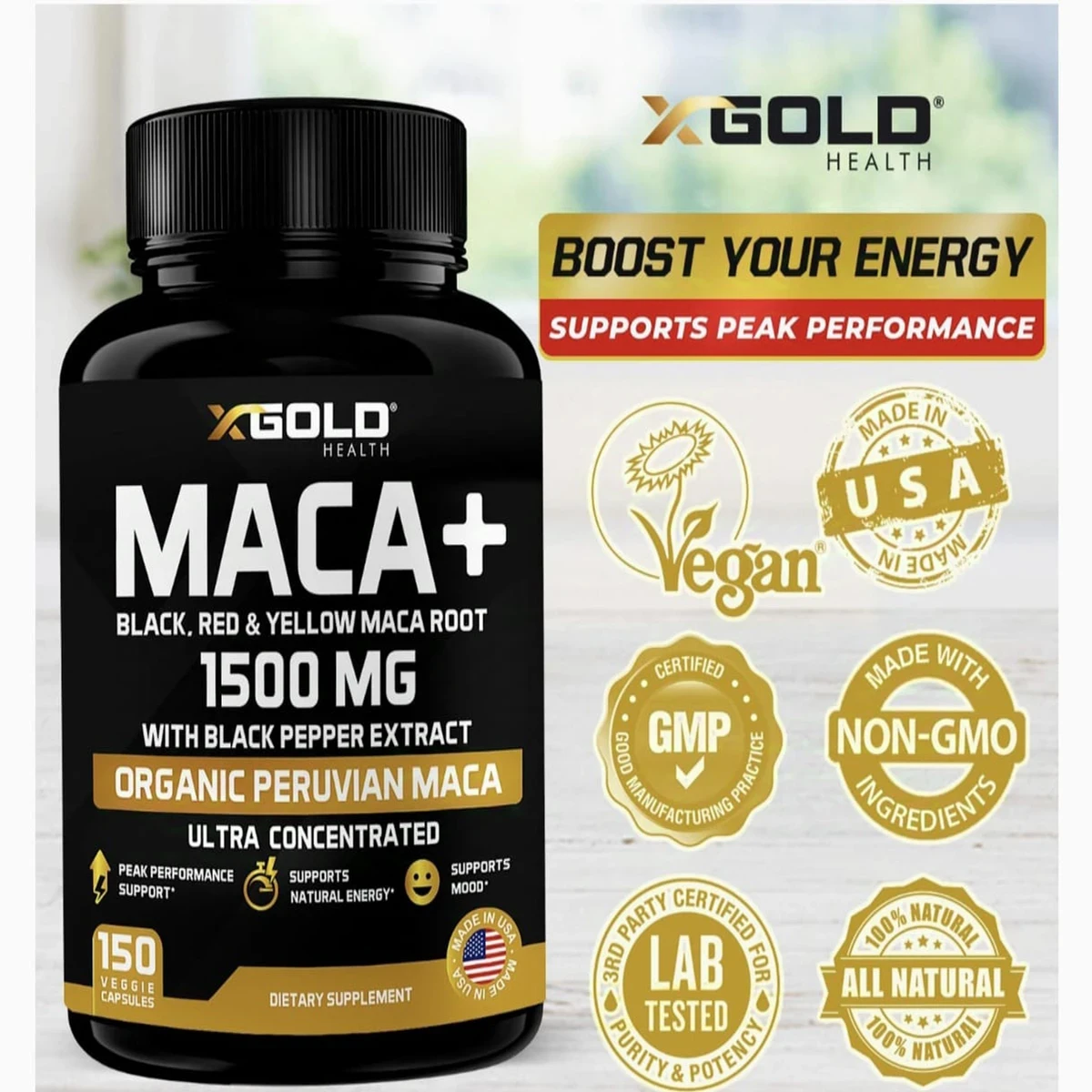 Maca+panax ginseng